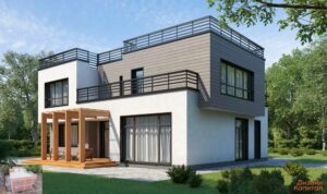 Modelo de fachada para casas modernas